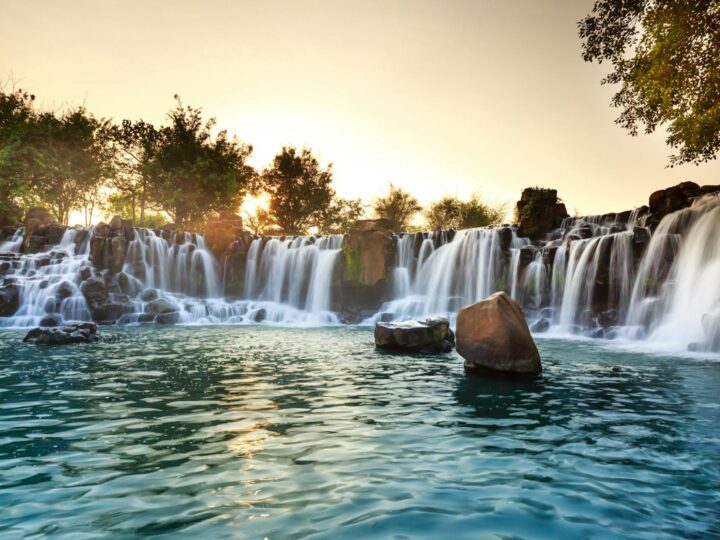 Heslacher Waterfalls